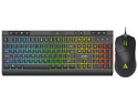 Kit de Teclado y Mouse Gamer Acteck CREATOR AUREAN PRO MK477G, Iluminación LED, Color Negro.