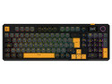 Teclado Mecánico Gamer Balam Rush Defeat Level GK3, Switch KTT Cream Yellow Pro, Receptor USB, Bluetooth, Color Negro.