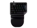 Teclado Mecánico Gamer Batauro Nelore NRL-100-GRD, de Una Mano, con Reposa Muñecas, Retroiluminación RGB. Color Negro.