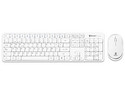 Kit de Teclado y Mouse BRobotix 406993, Receptor USB. Color Blanco.