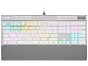 Teclado Mecánico Gamer Corsair K70 Pro, Iluminación RGB, USB. Color Blanco. (Versión en Inglés)
