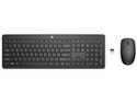 Kit Teclado y Mouse inalámbrico HP 235 WL, Óptico, 2.4Ghz, 1600Dpi, Versión en Ingles. Color Negro.