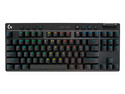 Teclado Gamer Logitech G PRO X TKL LIGHTSPEED, RGB, Bluetooth. Color Negro. (Versión en Inglés)