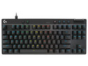 Teclado Gaming Logitech Pro X TKL, RGB, Conexión USB, Modelo 920-013131, Color Negro.