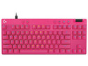 Teclado Gamer Logitech G PRO X TKL RAPID, USB. Color Rosa. (Versión en Inglés)