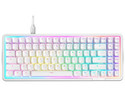 Teclado Mecánico Gamer NZXT Function Elite, Iluminación RGB, Cable de 2M, USB-C. Color Blanco.