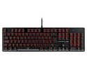 Teclado Mecánico Gamer Primus BALLISTA100T en Español, Con retroiluminación LED, USB. Color Negro.