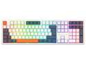 Teclado Gamer Mecánico Redragon Trundle K668, RGB, USB Tipo C. Color Blanco. (Versión en Inglés).