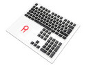 Set de Keycaps Redragon Scarab A130 para Teclado Mecánico, Doble Disparo, Color Negro.