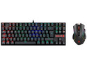 Kit Teclado Mecánico Gamer Redragon KUMARA K552, Switch Redragon Blue, RGB, USB. Incluye Mouse Gamer GRIFFIN M607.
