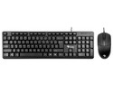 Kit de Teclado y Mouse Stylos STPKTM4B, USB. Color Negro.