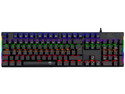 Teclado Gamer Mecánico T-Dagger BNAXOS T-TGK310, Iluminación RGB, USB, Switch Rojo. Color Negro. (Versión en Español).
