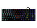 Teclado Mecánico Gamer Vorago KB-600, Iluminación LED, Color Negro.