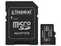 Memoria Kingston MicroSDXC UHS-I U1 Canvas Select Plus de 64GB, A1, Gen 3, 100 MB/s, Clase 10. Incluye adaptador.

