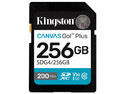 Memoria Kingston Canvas Go! Plus SDXC de 256GB, UHS-I U3, Clase 10.
