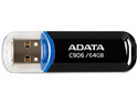 Unidad Flash USB 2.0 ADATA C906 de 64GB. Color Negro.