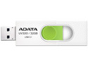 Unidad Flash USB 3.0 ADATA UV320 de 32GB. Color Blanco/Verde.