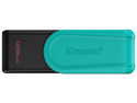 Memoria USB Kingston DataTraveler Exodia S, 128 GB, 3.2 Gen 1. Color Negro/Turquesa