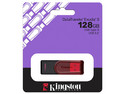 Unidad Flash USB 3.2 Kingston DataTraveler Exodia S de 128 GB, USB 3.2 Gen 1. Color Rojo.