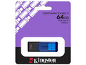 Unidad Flash USB 3.2 Kingston DataTraveler Exodia S de 64 GB, USB 3.2 Gen 1. Color Azul.