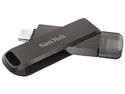 Unidad Flash USB-C/Lightning SanDisk iXpand de 64 GB.