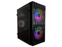 PC de escritorio HY Gaming AKERON,
Procesador AMD Ryzen 5 5600GT (hasta 4.6 GHz),
Memoria de 16GB DDR4,
SSD de 480GB,
Video Radeon Graphics,
S.O. Windows 11 (Versión de prueba). Color Negro.