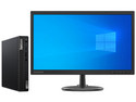 PC de Escritorio Lenovo ThinkCentre M70q,
Procesador Intel Core i7 10700T (hasta 4.50 GHz),
Memoria de 8GB DDR4,
SSD de 256GB,
Video UHD Graphics 630,
S.O. Windows 10 Pro (64 Bits). Incluye Monitor C22 de 21.5