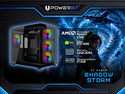 PC Gamer Powerbit Shadow Storm: 
CPU AMD Ryzen 7 5700 (hasta 4.6 GHz), 
RAM de 16GB DDR4, 
SSD de 512GB,
Video NVIDIA GeForce RTX 5050, 
Wi-Fi, Bluetooth,
Fuente de Poder de 700W Bronze,
S.O. Windows 11 Home (Versión de Prueba).
4 Ventiladores RG