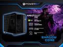 PC Gamer Powerbit ShadowCore: 
CPU AMD Ryzen 7 5700 (hasta 4.6 GHz),
RAM de 32GB DDR4,
M.2 de 512GB,
Disco Duro de 1TB,
NVIDIA GeForce RTX 5060 Ti,
Wi-Fi, Bluetooth,
Fuente de Poder de 700W 80 Plus Bronze,
S.O. Windows 11 Home (Versión de Prueba)