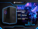 PC Gamer Powerbit Sky Reactor: 
Procesador AMD Ryzen 7 5700G (hasta 4.6 GHz),
Memoria de 16GB DDR4, 
SSD de 512GB, 
Video Radeon Graphics, 
S.O. Windows 11 Home (Versión de Prueba),
Incluye 3 Ventiladores RGB.