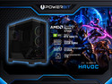 PC Gamer Powerbit Havoc:
CPU AMD Ryzen 7 5700X (hasta 4.6 GHz),
Memoria de 32GB DDR4,
M.2 de 512GB,
Disco Duro de 1TB,
Fuente de Poder de 850W 80 Plus Gold,
NVIDIA GeForce RTX 5060 TI,
Con Enfriamiento Líquido,
S.O. Windows 11 (Versión de Prueba)