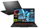 Laptop ASUS TUF Gaming A18:
Procesador AMD Ryzen 7 260 (hasta 5.1 GHz),
Memoria de 16GB DDR5,
SSD de 1TB,
Pantalla de 18" LED,
Video GeForce RTX 5050,
Teclado en Inglés,
S.O. Windows 11 Home.