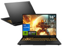 Laptop Gamer ASUS TUF F16: 
CPU Intel Core i7 14650HX (hasta 5.2 GHz), 
Memoria de 32GB DDR5, 
SSD de 1TB, 
Pantalla de 16" IPS, WUXGA (1920 x 1200), 165Hz,
NVIDIA GeForce RTX 5060 8GB GDDR7, 
S.O. Windows 11 Home, 
Teclado Retroiluminado en Inglé