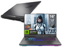 Laptop Gamer ASUS ROG Strix G16: 
Procesador AMD Ryzen 9 8940HX (hasta 5.3 GHz), 
Memoria de 16GB DDR5, 
SSD de 1TB, 
Pantalla de 16" LED WUXGA (1920 x 1200), 165Hz, 
Video NVIDIA GeForce RTX 5070, 
S.O. Windows 11 Home. 
Teclado versión en Inglés