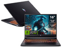 Laptop Gamer Acer Nitro V: 
Procesador Intel Core 7 240H (hasta 5.2 GHz), 
Memoria de 32GB DDR5, 
SSD de 512GB, 
Pantalla de 16" LED WUXGA (1920 x 1200), 
Video NVIDIA GeForce RTX 5060, 
S.O. Windows 11 Home. 
Teclado versión en inglés.