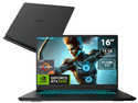 Laptop Gamer Gigabyte A16: 
Procesador AMD Ryzen 7 260 (hasta 5.1 GHz), 
Memoria de 16GB DDR5, 
SSD de 512GB, 
Pantalla de 16" LED, 
Video NVIDIA GeForce RTX 5050, 
S.O. Windows 11 Home.