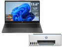 Laptop HP 255 G10: 
Procesador AMD Ryzen 5 7530U (hasta 4.5 GHz), 
Memoria de 16GB DDR4, 
SSD de 512GB, 
Pantalla de 15.6" LED, 
Video Radeon Graphics, 
S.O. Windows 11 Home (64 Bits),
Incluye Multifuncional HP Smart Tank 585 