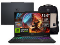 Laptop MSI CYBORG A15 AI B2HW:
Procesador AMD Ryzen 5 240 (hasta 5 GHz),
Memoria de 16GB DDR5,
SSD de 512GB,
Pantalla de 15.6" LED,
Video GeForce RTX 5050,
S.O. Windows 11 Home. Incluye Mochila