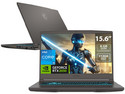 Laptop Gamer MSI Thin 15: 
Procesador Intel Core i5 12450H (hasta 4.4 GHz), 
Memoria de 8GB DDR4, 
SSD de 512GB, 
Pantalla de 15.6" LED, (1920 x 1080), 144Hz,
NVIDIA GeForce RTX 2050 4GB GDDR6, 
S.O. Windows 11 Home, 
Teclado en Inglés.