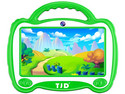 Tablet TJD Kids: 
Procesador Quad Core (hasta 1.3 GHz),
Memoria RAM de 1GB, Almacenamiento de 16GB,
Pantalla LED Multi Touch de 7",
Wi-Fi 5, Bluetooth,
Cámara Principal de 2MP,
Android 9.