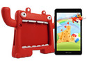 Tablet Vorago Pad 8 Kids:
Procesador Quad Core (hasta 2Ghz),
Memoria RAM de 4GB, Almacenamiento de 64GB,
Pantalla LED Multi-touch de 8",
Wi-Fi, Bluetooth,
Cámara Principal de 5MP,
Android 13. Color Rojo.
