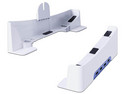 Soporte horizontal 4Gamers SP-SHS-4G, Modo Horizontal, Compatible con PlayStation 5 Slim, Color Blanco.