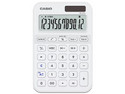 Calculadora de Bolsillo Casio MS-20YC-WE-W-MP, 12 Dígitos, Panel Solar. Color Blanco.
