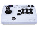 Control Arcade Balam Rush Fury Pro AS900, Compatible con PS4, PS3, Nintendo Switch, Android, iOS y PC, Bluetooth, Batería Recargable, Color Blanco.
