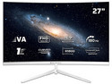 Monitor Gamer Curvo Balam Rush Andromeda MAG27Y de 27", FreeSync, Flicker Free, 180Hz, 1 ms, Color Blanco.