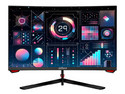 Monitor Gamer curvo Dahua LM24-E230C de 23.6", Resolución 1920 x 1080 (Full HD 1080p), 1 ms, 165Hz.