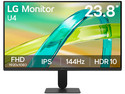 Monitor LG 24U411B de 23.8", Resolución 1920 x 1080 (Full HD 1080p), 144Hz, 1ms MBR. Color Negro.