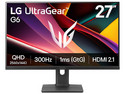 Monitor Gamer IPS LG UltraGear G6 27G64NA-B de 27", Resolución 2560 x 1440, 1 ms, 300 Hz. Color Negro.