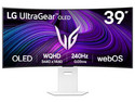 Monitor Curvo Gamer LG UltraGear de 39", Resolución 3440 x 1440, 240Hz, 1ms, Color Blanco.