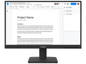 Monitor LED Lenovo ThinkVision S22 de 21.5", Resolución 1920 x 1080 (Full HD 1080p), 4ms, 100Hz, Color Negro.